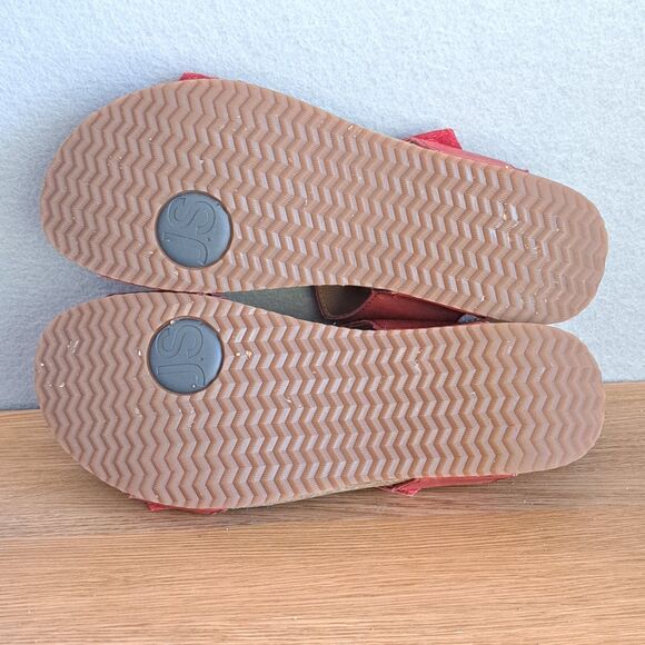 Josef Seibel Tonga 25 Strappy Walking Comfort Sandals Cork Red EU 41 US 10 - Picture 8 of 12